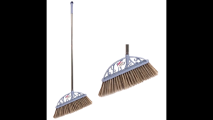 Plastic Whisk Broom with Flabbiness Brush