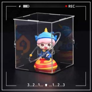 กล่องอะคริลิคใส่ Baby three กล่องใส่เบบี้ทรี ประกอบเอง ซ้อนทับได้ กันฝุ่น กล่องใส่โมเดล popmart กล่องใส่คิมมอน kimmom /Baby three