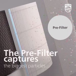 Máy Lọc Không Khí Philips AC1715/20 Philips Air Purifier Máy Lọc Không Khí Gia Đình Cho Phòng 78m2 Bộ Lọc Hepa Giúp Loại Bỏ 99% Vi Khuẩn Và Bụi Mịn Cảm Biến Bụi Siêu Mịn PM 1.0 Nội Địa Hàn BH 12 Tháng