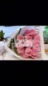 100 Pcs Chenille Stems Stick Twisting Bar Bouquet Material Encrypted Hair Roots DIY Handmade Flower
