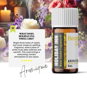 HOLIDAY INN Hotel-Inspired Water-Soluble Fragrance Oil for Welcoming Home Diffuser & Humidifier 5mL