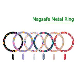 BlueWow Magsafe Ring Sticker Adhesive Metal Ring Sticker for Wireless Charging Adapter Rings for Phone Grip Holder Case Converter Accessories