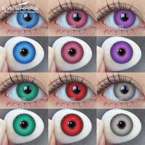 EyeShare | EYESHARE 2pcs Red Lenses Halloween Cosplay Anime Pink Lenses Purple Contacts Colored Lenses for Eyes Beautiful Pupils Yearly
