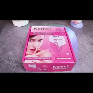 Kemei KM-189A Epilator Ladies Underarm Private Parts Hair Removal Body Bikini Depilador Beauty Kit