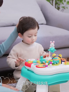 🦁TinyLion🦁 โต๊ะกิจกรรม โต๊ะกิจกรรมเด็ก 18in1 โต๊ะกิจกรรมรถไฟ มีเสียงมีไฟ นกหัวขวาน