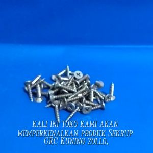 Sekrup GRC KUNING 3/4 x 6 IN ZOLLO Isi 50pcs