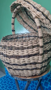 Native Nito Basket – Handwoven Filipino Fruit & Storage Basket | Eco-Friendly Home Decor