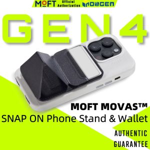 MOFT Gen 4 Snap on Magnetic Phone Stand and WalletMOVAS™ Material MadeMagnet Strong EnhancedPhone Holder with Card Slot