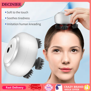 Deciniee massage đầu Điện R Ánh Sáng Màu Đỏ đầu nhỏ massage đầu thiết bị massage Có Thể Sạc Lại Dụng cụ mát xa da đầu Cho Đầu mọc tóc