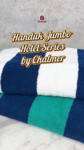 Handuk Hotel Besar Jumbo Premium Natural by Chalmer 85 x 170 cm Handuk Mandi Dewasa