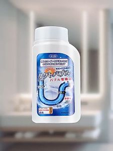 Powerful Effective Sink Toilet Clogged Remover 260G Sink Remover Strong Dredge For Floor Drains Sinks Toilets Bathtubs Sink Drainage Clogged Remover Pipe Dredging Agent Toilet Bowl Clog Remover Drainage Clog Remover Dissolves Grease/Hair/Oils