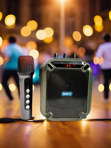 Portable Wireless Bluetooth Speaker for Square Dance Teaching Mini Sound System Handheld Loudspeaker with Bass Stereo Function