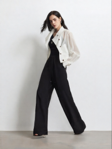 Vero Moda | Womens Linen-Blend Drawstring Wide Leg Pants