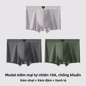 Quần lót boxer nam MiiOW liền mạch thoáng khí kháng khuẩn cạp vừa