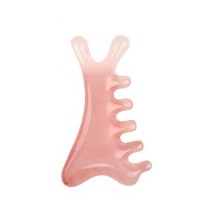 Four-In-One Detangling Brush Massage Comb Dolphin Design Resin Material Large Size for Head Therapy Facial Massage