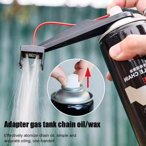 Motorcycle Chain Lube Applicator Oiler Spray Gear Mess-Free Chain Wax Cleaner Attachment Chain Lube Oiler Maintenance Tools Kits