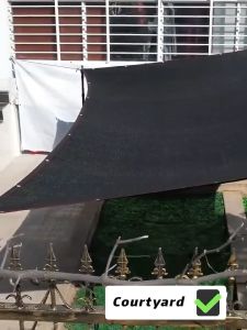 Net Shade Outdoor Waterproof 12Pin Anti-Uv 97%Smart Wheather Net Microfiber Sunshade Outdoor Waterproof Smart Weather Net Japan Black Sunshade Net Waterproof