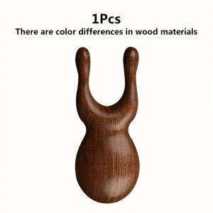 1/2Pcs Wooden Nose Gua Sha Massager Facial Massage Stick Pointing Massage Sandalwood Massage Tool for Guasha Scraping