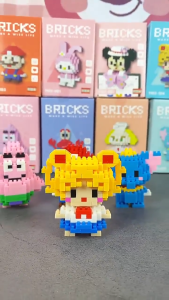 BBTAM Party Gift Loot Bag Filler Mini Blocks Cute Small Building Block Small Bricks Particles Birthday