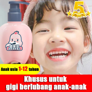 Gigi rusak udah hilang Kids toothpaste Pasta gigi bayi dan anak pasta gigi anak karies200g Pasta gigi pemutih Pencegahan dan perawatan kerusakan gigi Mulut bersih Odol anak Pasta Gigi Anak Baby & Kids Toothpaste Kids Tooth Paste Vitamin gigi karies bayi