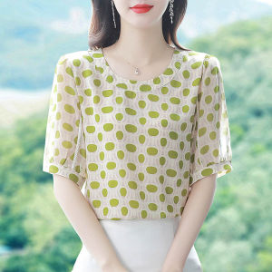 DAIXIANGFEIZI | Chic Youthful Moms Summer New Arrival Chiffon Shirt