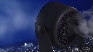 Kipas Angin Meja Portable 5-Speed Wind LED Display & Kipas Angin Listrik