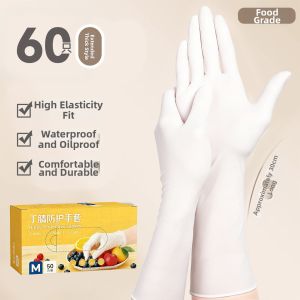 Durable Food Grade Kitchen Gloves PVC Nitrile Disposable