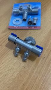 KRAN CABANG STAINLESS 304 / KRAN PIPA TOILET / KERAN SHOWER BIDET TOILET / KRAN T SHOWER 2 KATUP