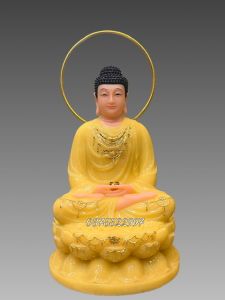 Tượng Phật Bổn Sư Thích Ca Mâu Ni Phật đá Thạch Anh 16” cao 40 cm