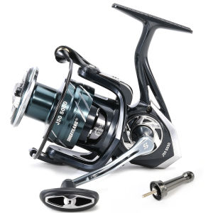 Sougayilang | Sougayilang 1000-6000 Spinning Fishing Reel 5.0:1 Gear Ratio Aluminum Alloy Spool Balance Rocker Arm Trout Freshwater Fishing