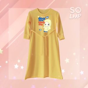 Gamis Anak Perempuan usia 2-9 Tahun Doa Untuk Ayah Dan Ibu