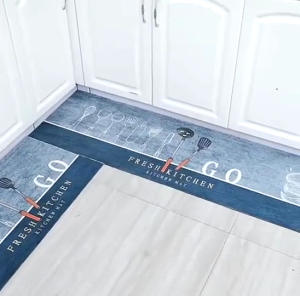 Keset Kaki Dapur Alas Karet 2in1: Anti Slip Mat Serbaguna