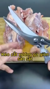 Kéo cắt gà cao cấpthép không rỉ Kéo làm bếp đa năng loại xịn của đức thiết kế mới cộng lực mạnh mẽ.