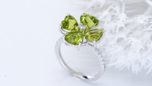 Lohaspie Jewelry Real 4.8 Carats Solid Sterling Silver 925 Ring Original Natural Peridot Ring 925 Silver Ring Women Original Peridot Engagement Ring For Women Silver 925 Jewelry