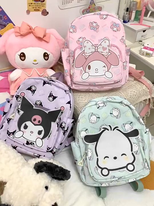 Sanrio Children Backpack Baby Travel Backpack Cinnamoroll Kuromi