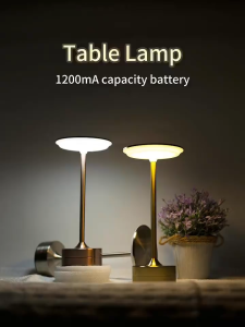 LED Table Lamp Touch Sensor Night Light USB Rechargeable Portable Bedroom Night Light Wireless Study Lamp Restaurant
