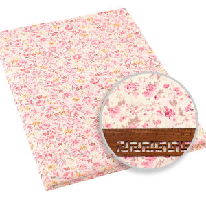 Vải Cotton Trơn Màu Hồng Tím Hoa 100% In Họa Tiết Ghép Mảnh Dùng Cho May Vá Thủ Công Tự Làm Chiều Rộng 150cm