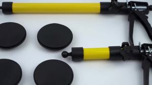 2Pcs Telescopic Support Rod Adjustable Length 3rd Hand Support System Heavy Duty Telescopic Quick Support Rod Non-Slip Third