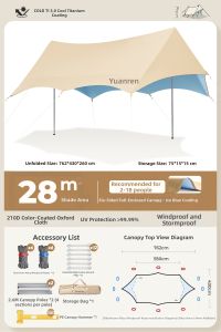 The Primitive | UV-Protective Color Gel Tent Black