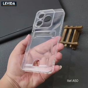 Itel A50 4G Card Case Clear / Slot Kartu Bening Case Itel A50 4G
