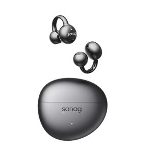 Sanag S7S Ultra Bluetooth Wireless Ear Clip-On Open Bone Conduction Earphones Voice Control Long Battery Life Call Function