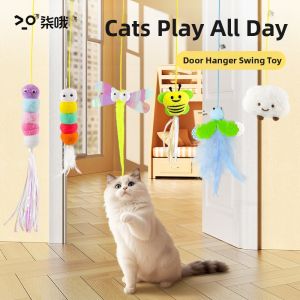 7o | Entertaining Interactive Hanging Feather Cat Toy