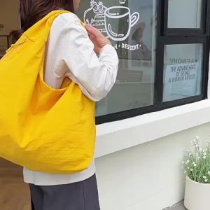 Túi Tote Nylon Màu Trơn Sang Trọng Có Nhiều Ngăn Có Khóa Kéo Túi Đeo Vai Thông Thường Sức Chứa Lớn Dùng Cho Công Việc Ở Trường Đại Học Sử Dụng Hàng Ngày - Nữ
