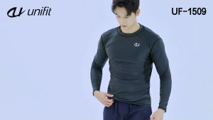UNIFIT Mens Rash Guard Swimsuit Swimwear Dri-Fit Rash Guard UF-1509U