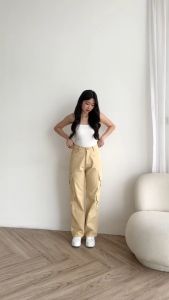 Celana Jeans Wanita Hazel Cargo Jeans - SYS CLOTHIER