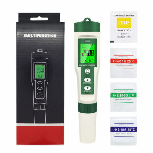 Máy Kiểm Tra Chất Lượng Nước Kỹ Thuật Số 10 Trong 1 PH/EC/TDS/ORP/Độ mặn/S.G/Điện Trở suất/Đồng Hồ Đo Nhiệt Độ Cho Bể Cá Có Đèn Nền