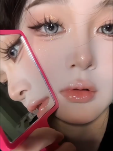 【Graded 0.00~-6.00】Grade 14.5mm OMG Brown Coloured +Free Lens Case  雾光芭比美瞳半年抛年抛灰色混血正品