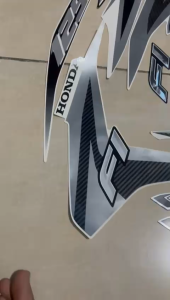 stiker striping honda vario 125 techno 2013 putih lis body standar berkualitas original
