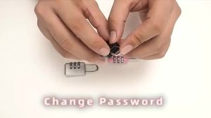 Travel Luggage Security Anti-Theft Tool Portable Contrast Color Padlock 3 Digit Combination Lock