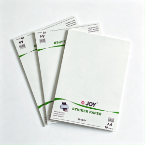 Joy Glossy Sticker Paper A4  (21.0 x 29.7 cm) 10 Sheets (1 Pack)